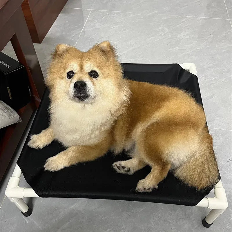 Folding Elevated Pet Bed for Small Dogs & Cats