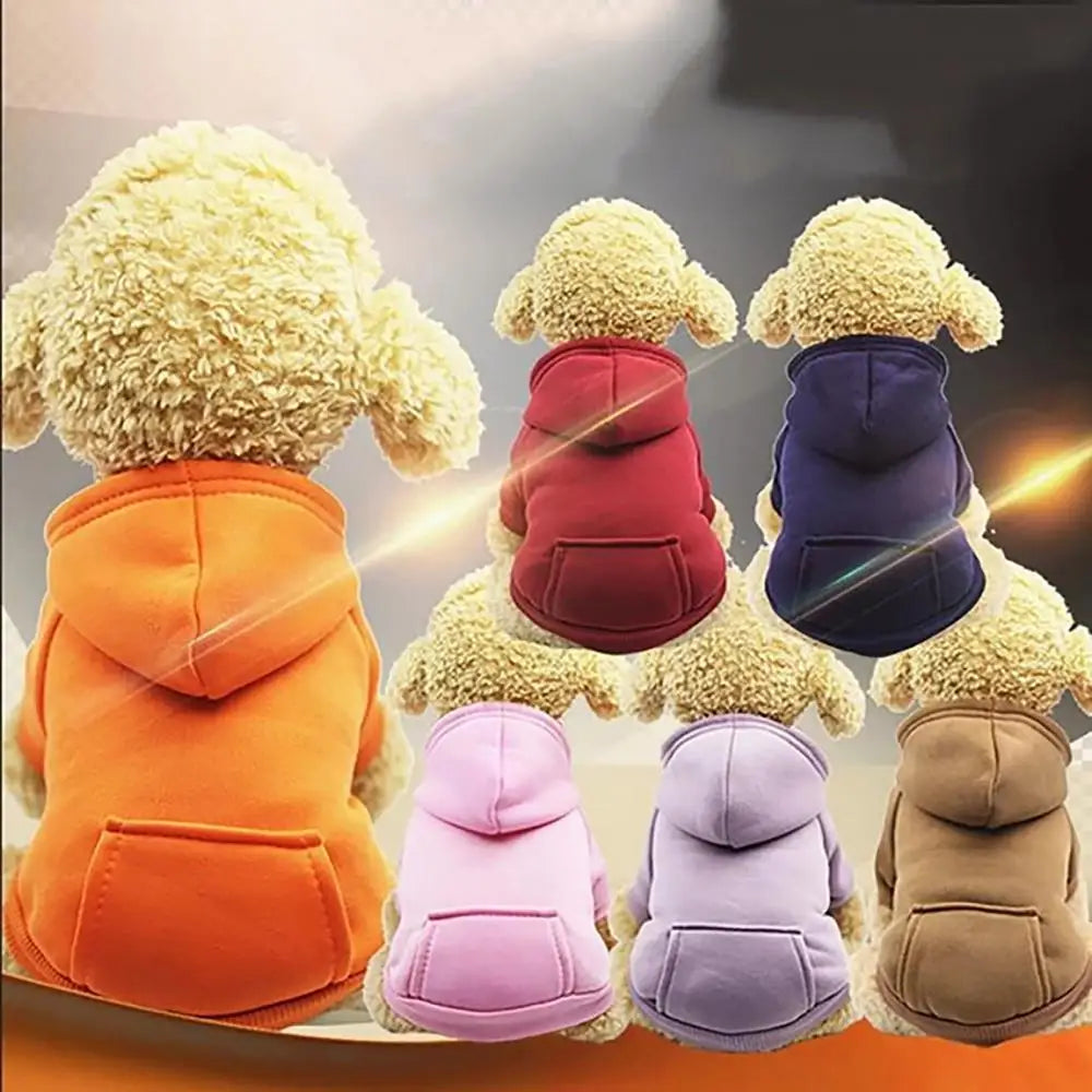 Cozy Fleece Winter Dog Hoodie