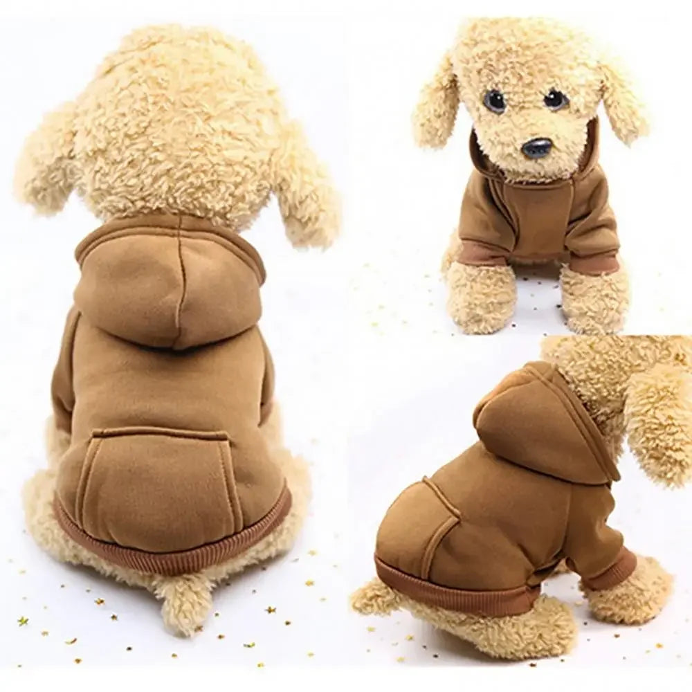 Cozy Fleece Winter Dog Hoodie