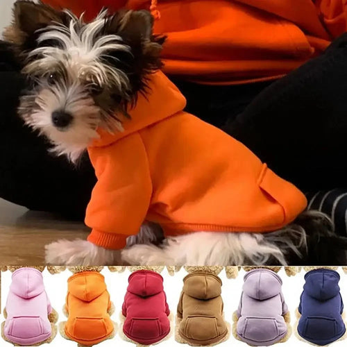 Cozy Fleece Winter Dog Hoodie