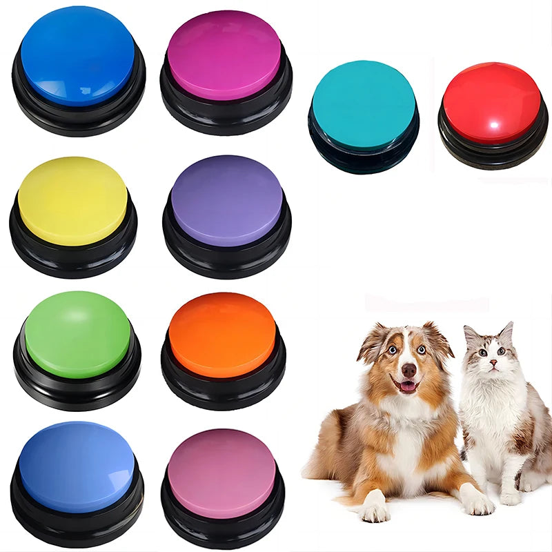 Recordable Dog Talking Buttons Set