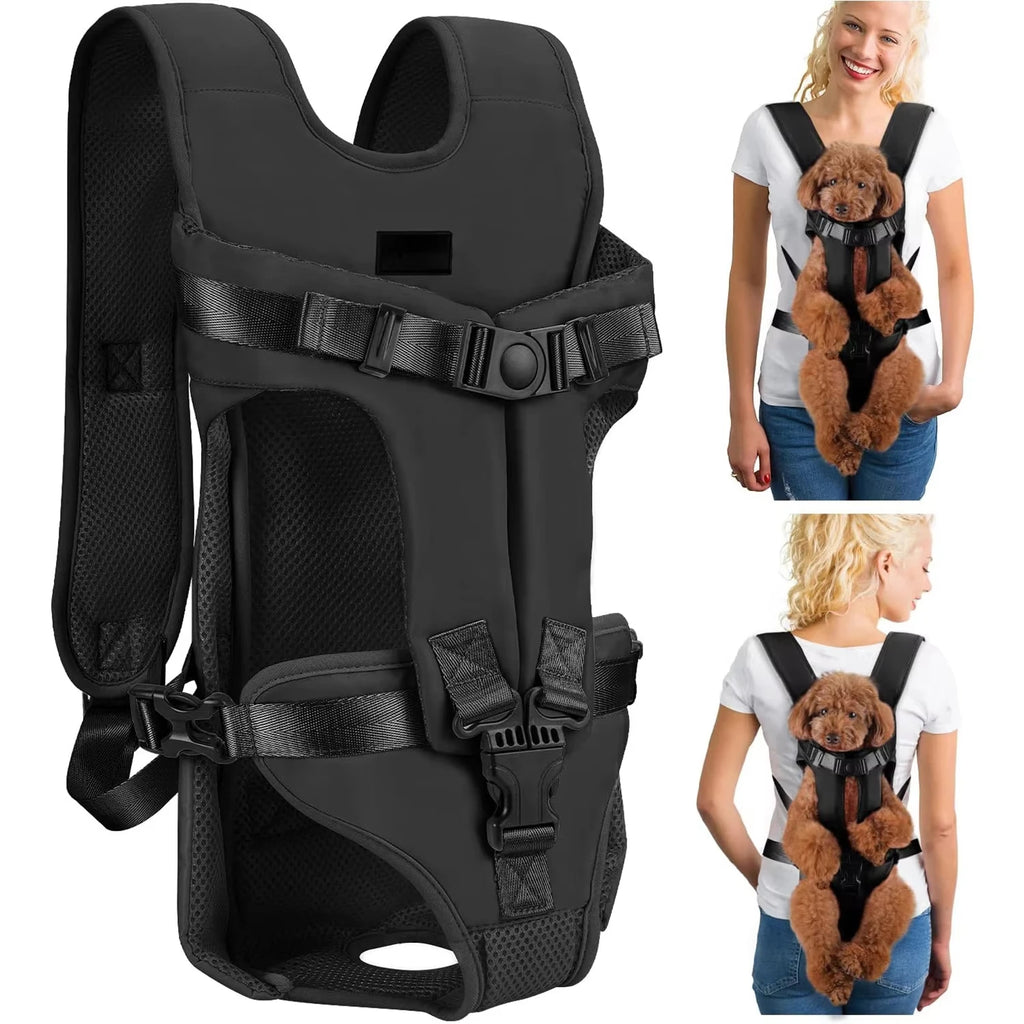 Hands-Free Front Dog Carrier Backpack