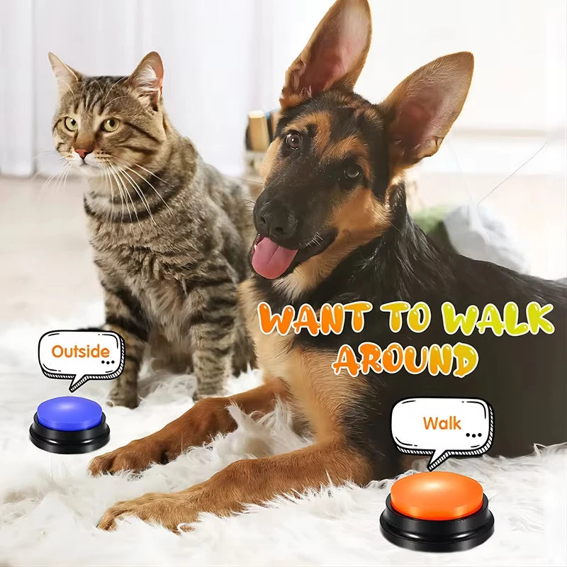 Recordable Dog Talking Buttons Set